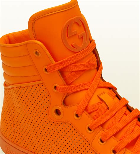 mens orange gucci shoes|authentic orange gucci shoes.